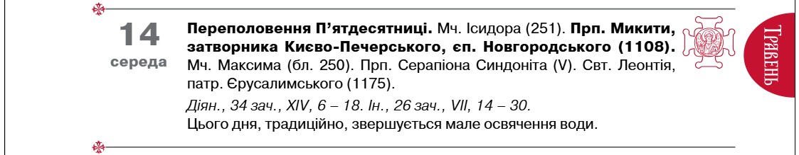 Церковні свята у травні 2025: повний список за новим календарем