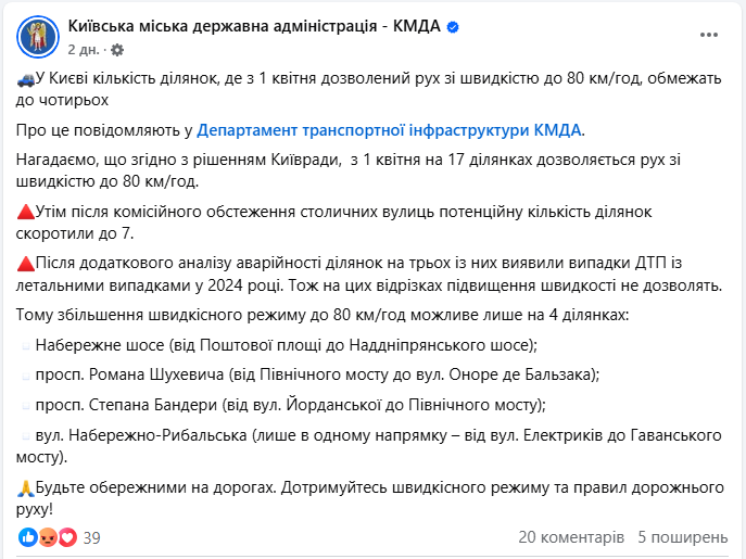 У Києві для водіїв запроваджене важливе сезонне правило: що потрібно знати