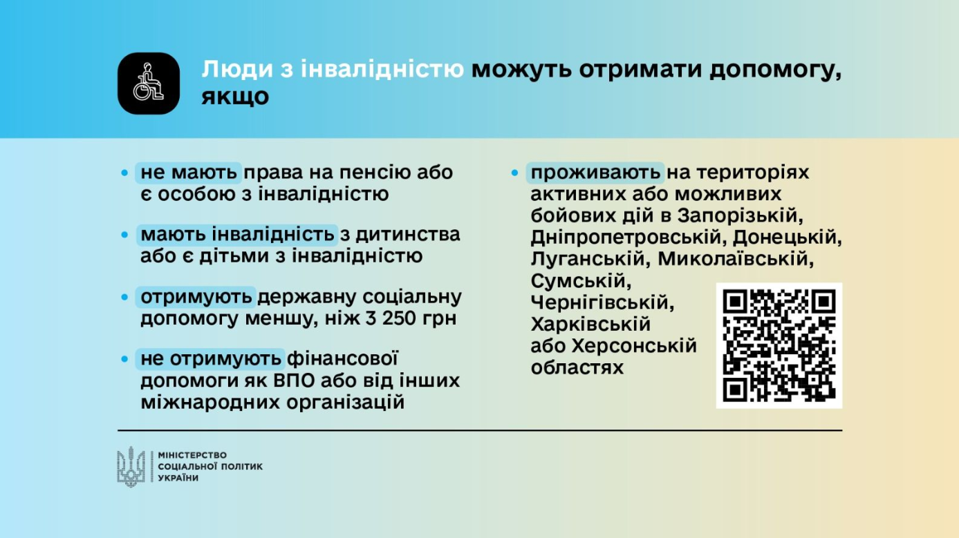 Ще місяць виплат. Хто може отримати допомогу від ООН у травні