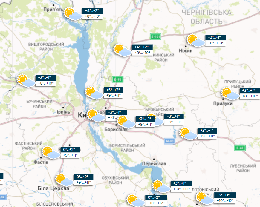 У Карпатах вночі до -5, а на заході туман: прогноз погоди на сьогодні