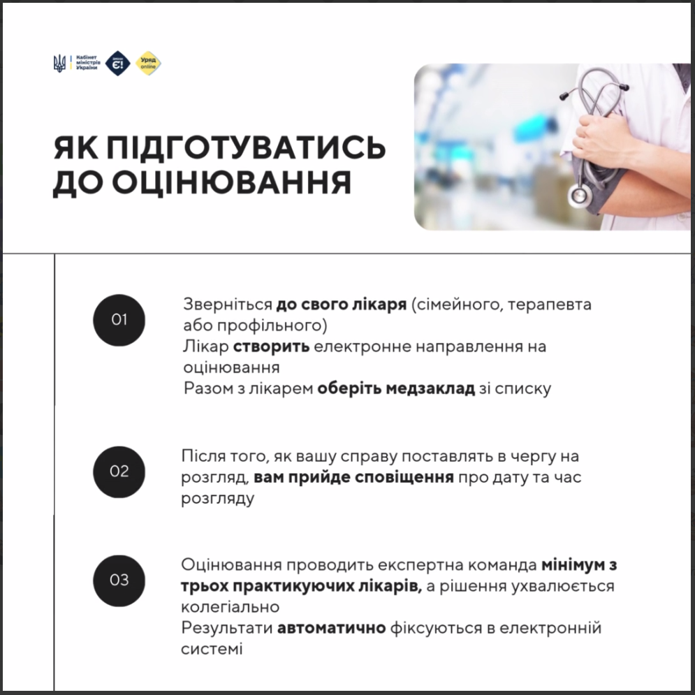 Инвалидность под вопросом? Кому из украинцев нужно пройти оценивание с 1 апреля