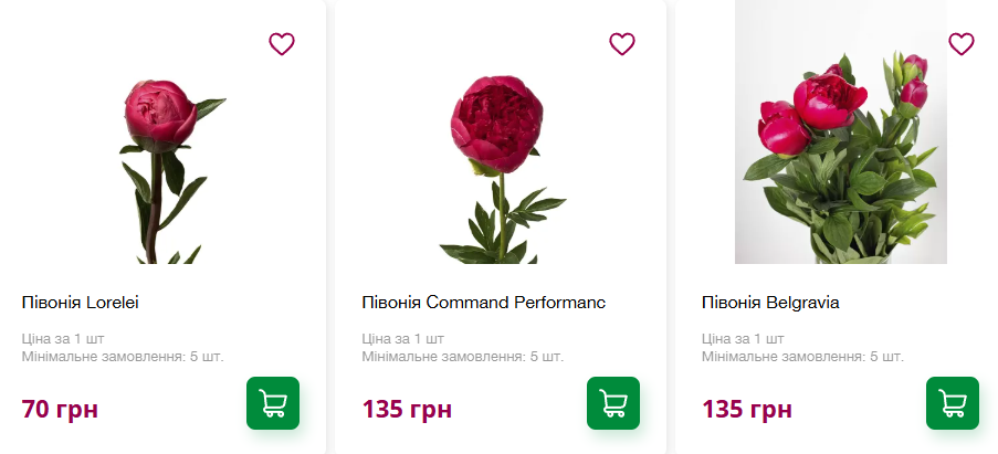 Квітковий ажіотаж: скільки коштують півонії в Києві на старті сезону