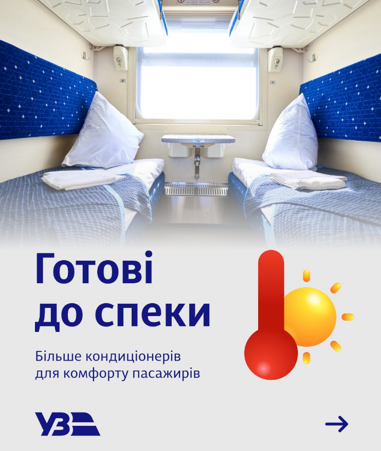 Комфорт навіть у плацкарті? Що змінилось у поїздах УЗ і як знайти вагон з кондиціонером