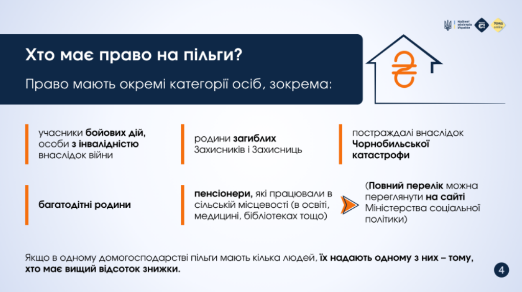 Комуналка стане дешевшою? Хто має право оформити пільги й куди подавати заяву