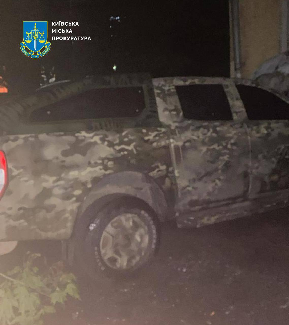 У Києві спалили авто Герою України в день народження (фото)