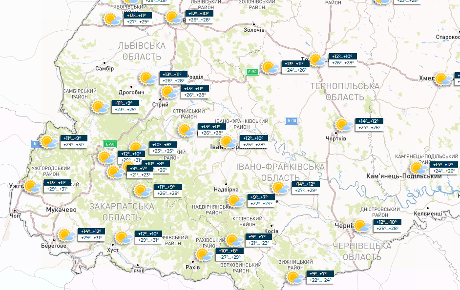 Прогреет до +35: какие города Украины накроет летняя жара и когда именно (карта)