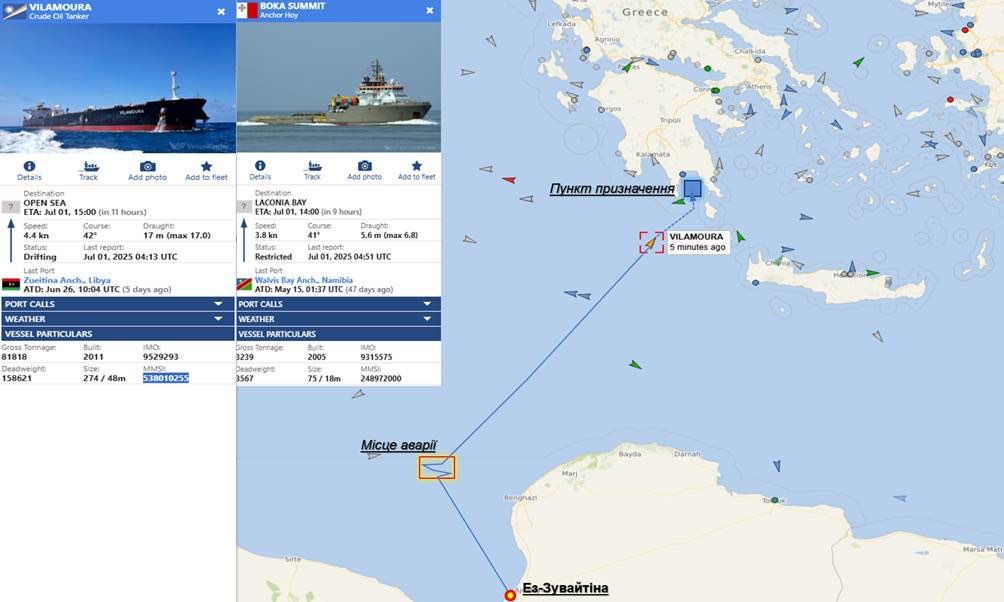 У Середземному морі вибухнув танкер "тіньового флоту" РФ: у ГУР розповіли деталі