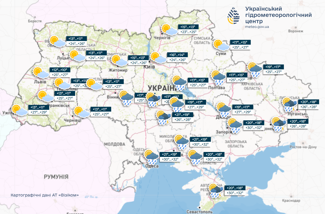 Після гроз і шквалів - спека: коли липень стане пекельним і що буде на вихідних