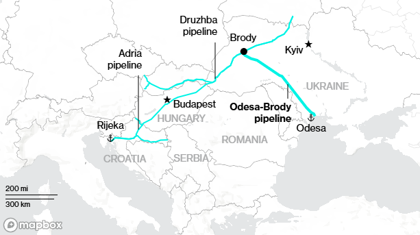 Угорщина хоче доступ до одеського порту, щоб "побороти" нафтову залежність від РФ