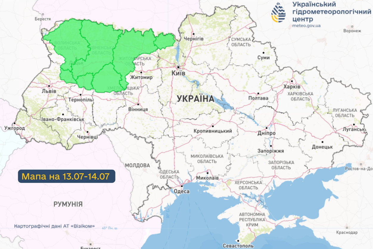 Чекати підтоплень? Гідрометцентр попередив, де може піднятись вода та як сильно (карта)