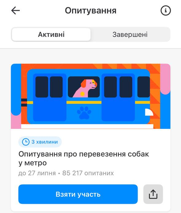 Пустят ли собак в метро Киева? Что может измениться и где пройти опрос о новых правилах