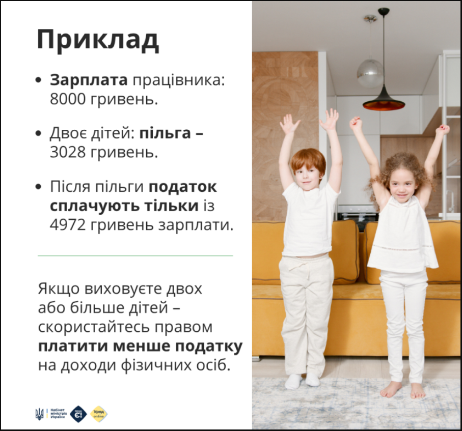 З дітьми - менше податків? Яку пільгу можуть отримати батьки, щоб "збільшити" зарплату