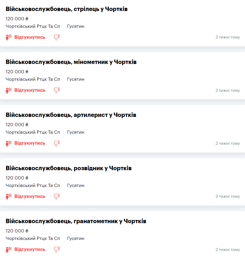 Нужны не только штурмовики. Самые интересные вакансии ВСУ в тылу и на передовой