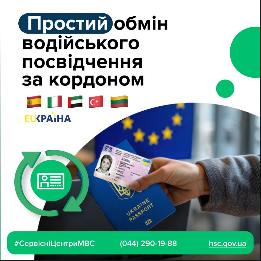 Де за кордоном обмінюють українські права на іноземні без іспитів: список країн
