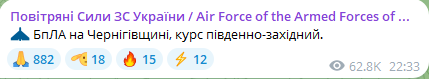 Україну атакують "Шахеди": де оголошено тривогу