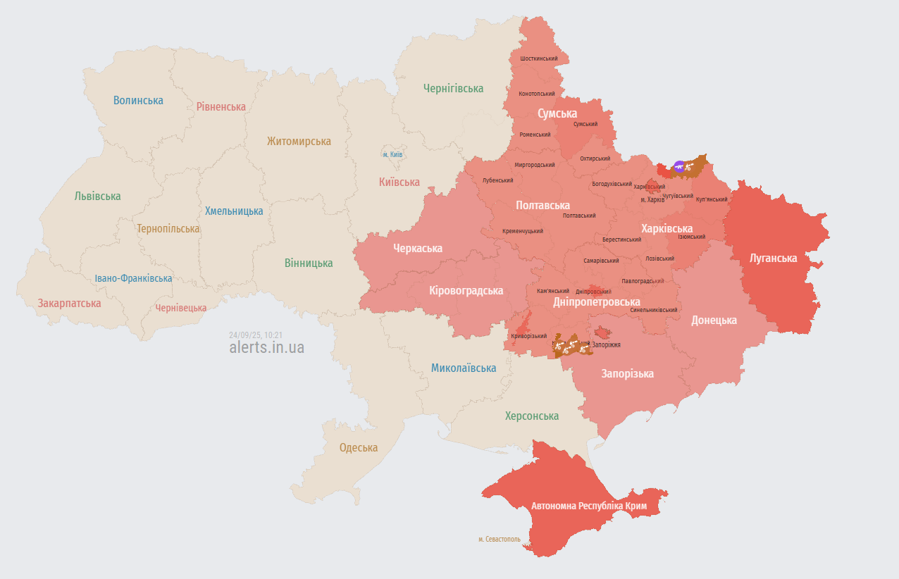 У Дніпрі пролунав вибух під час загрози балістики