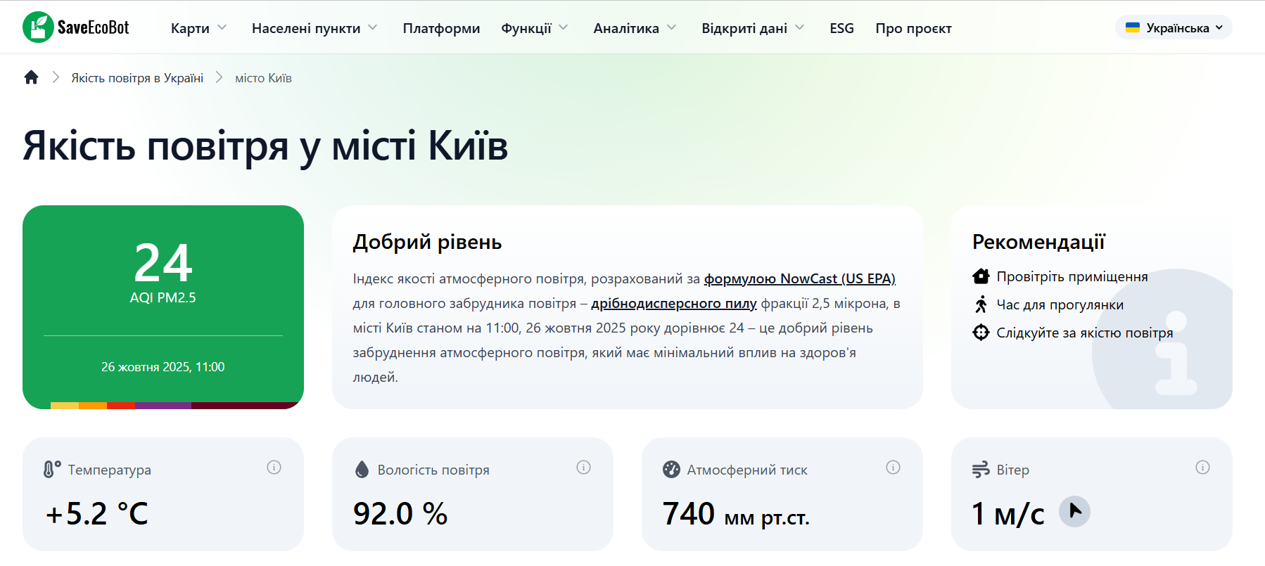 Чи безпечне повітря в Київській області після обстрілів: відповідь КОВА