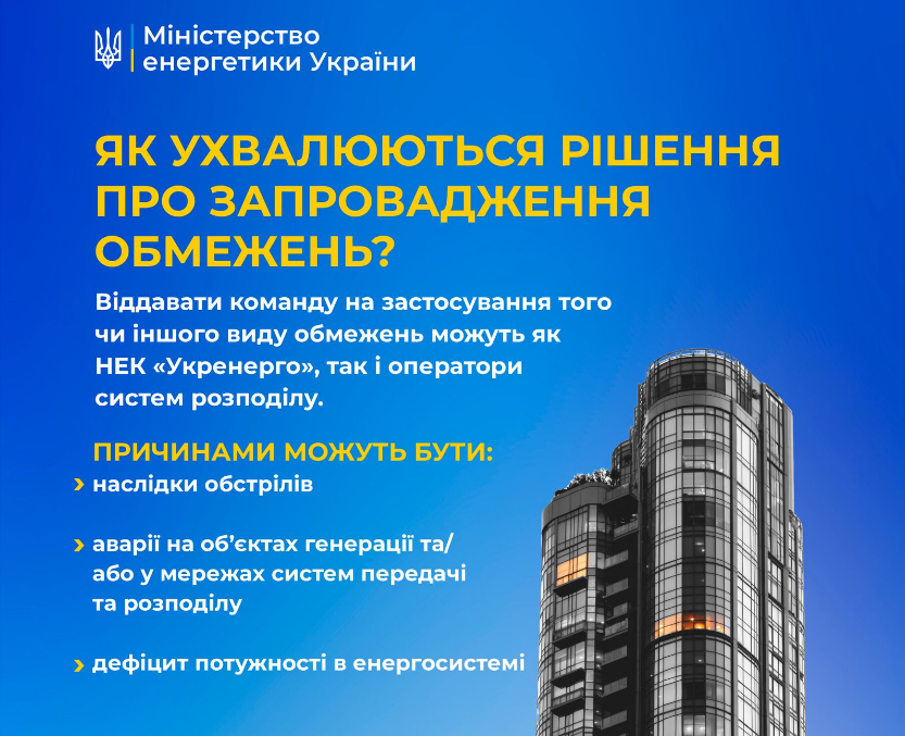 Графики отключений света в Украине могут меняться в течение дня: почему так происходит
