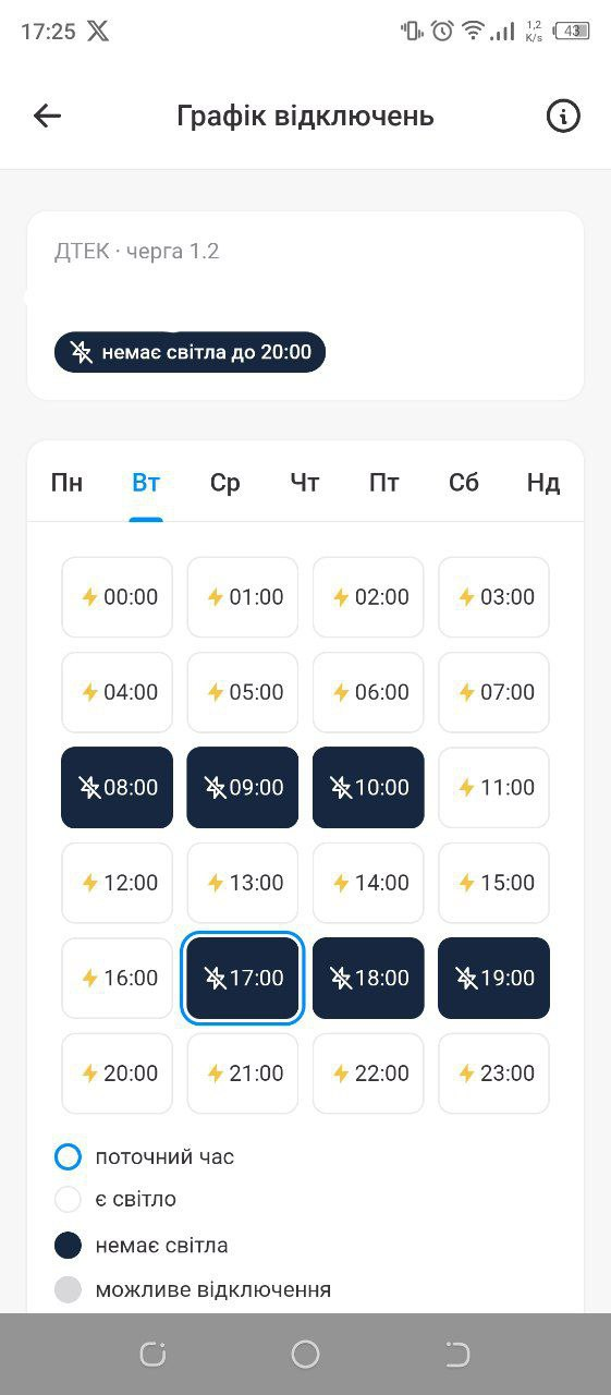 Низка областей знову збільшила відключення світла: актуальні графіки