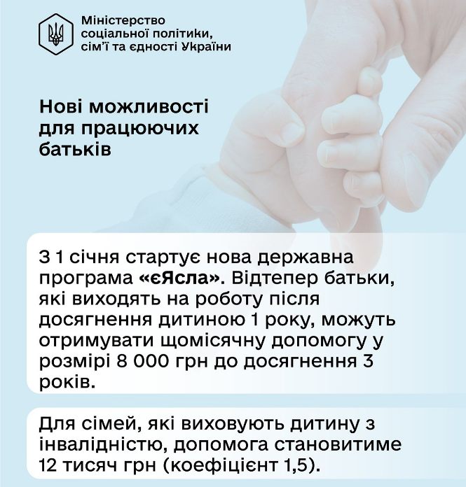Від вагітності до школи: як зросли "дитячі" виплати в Україні у 2026 році й де їх оформити