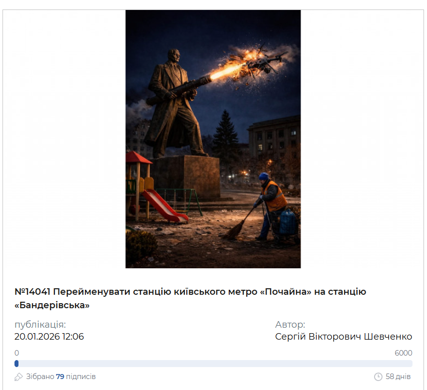 В Киеве одну из станций метро хотят переименовать в "Бандеровскую": что известно
