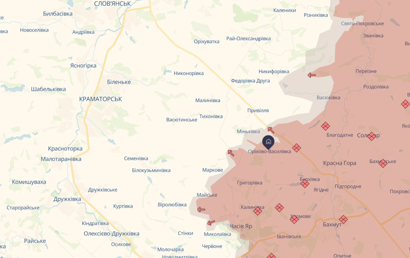 ЗСУ спростували фейк про окупацію Оріхово-Василівки на Донеччині: тривають бої