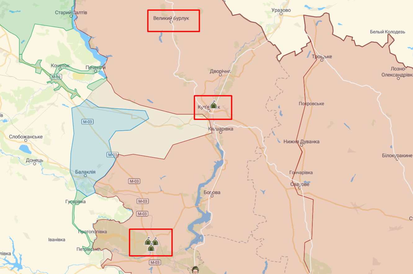 Россияне объявили "эвакуацию" населения из Изюма, Купянска и Великого Бурлука