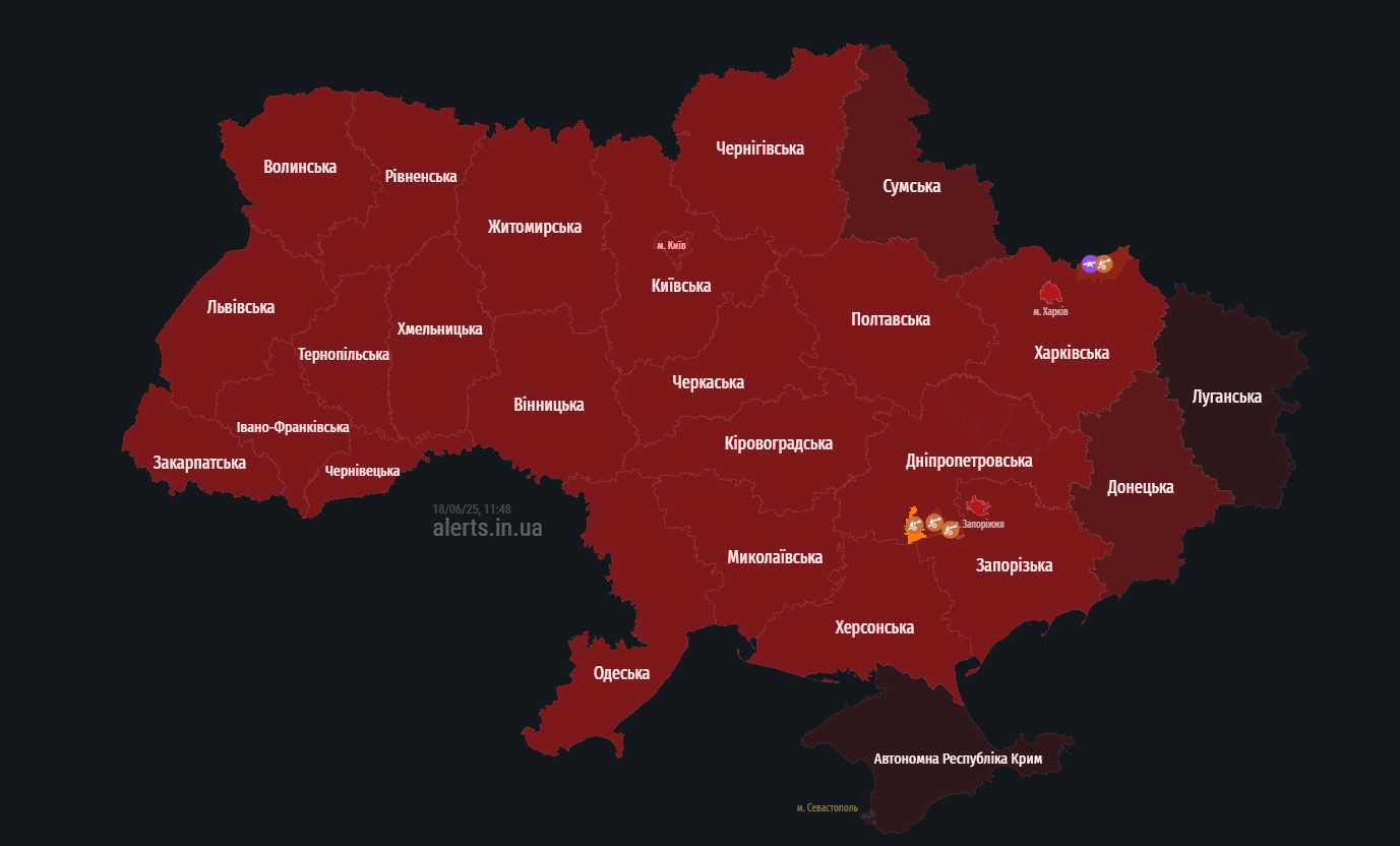 В Україні оголошено масштабну повітряну тривогу: в чому причина