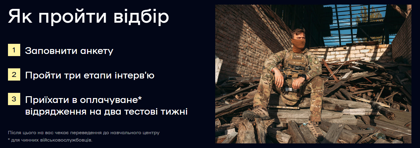 Проект "На досвіді" в Україні: хто може служити інструктором й отримувати до 51 тисячі
