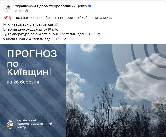 Погода в Украине меняется: в какие области завтра придет дождь и где прогреет до +18