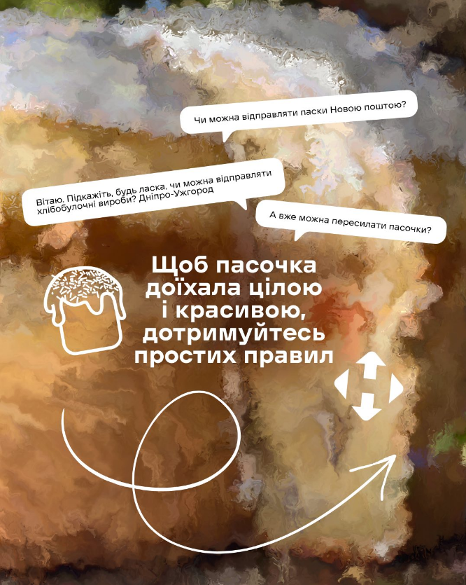 Можно ли отправлять паски по почте? Как украинцам поделиться пасхальной выпечкой с родными