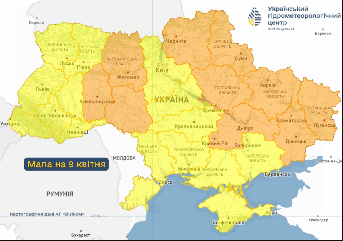 Небезпечні заморозки на ґрунті та у повітрі: де і коли чекати мінус до кінця тижня (карта)