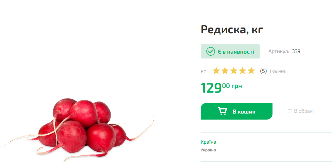 Експерт розповів, що буде з цінами на редиску вже найближчим часом