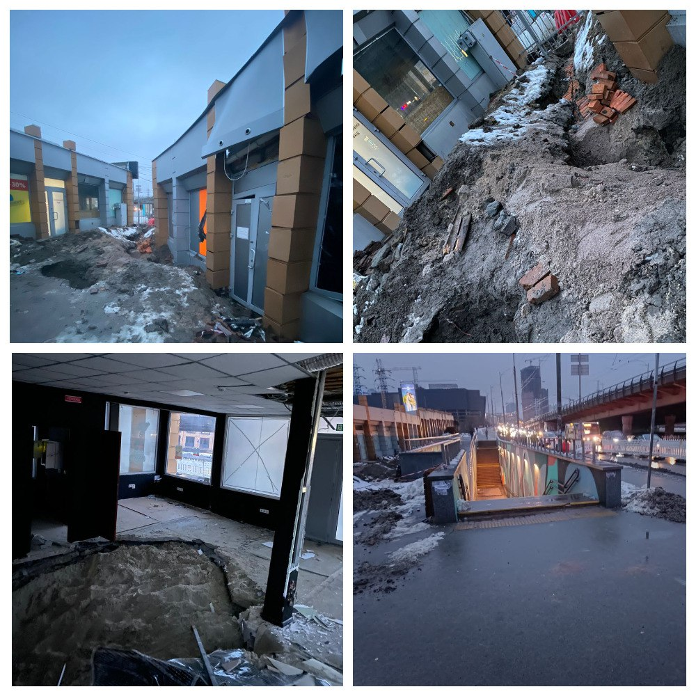 Проседание на станции метро "Демеевская" в Киеве: правоохранители провели осмотр (фото)