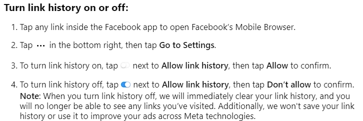 Facebook разрешит просматривать историю ссылок, но не всем. Кто и как может включить новую функцию