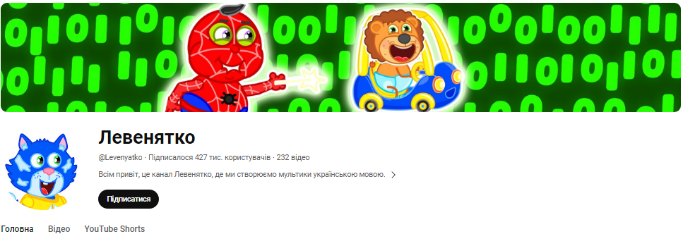 Без Маши и медведя. 20 классных YouTube-каналов с мультиками на украинском