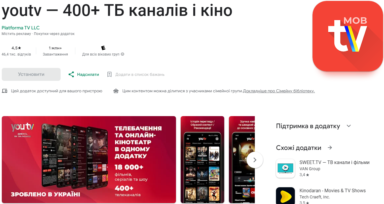 Телевізор "у кишені". Кращі додатки для перегляду ТБ, фільмів і мультиків