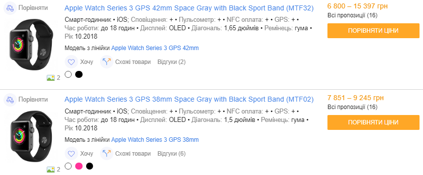 Apple Watch в Україні. Скільки коштують і як обрати