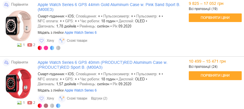 Apple Watch в Україні. Скільки коштують і як обрати