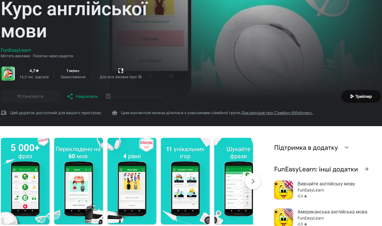 Ці мобільні ігри допоможуть вивчити англійську навіть новачкам