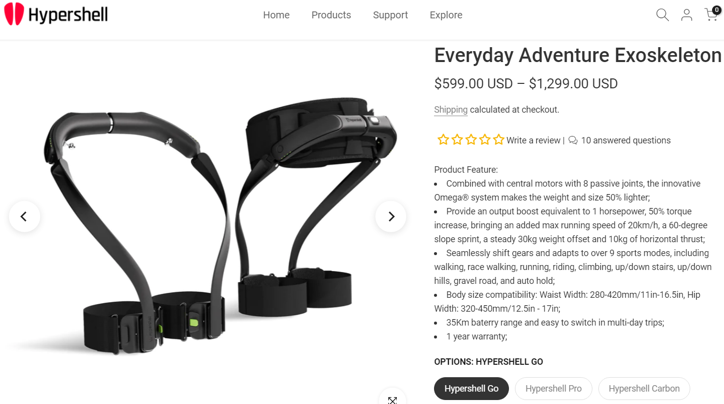 Туристам-экстремалам презентовали модели экзоскелета с искусственным интеллектом: как они выглядят и что "умеют"