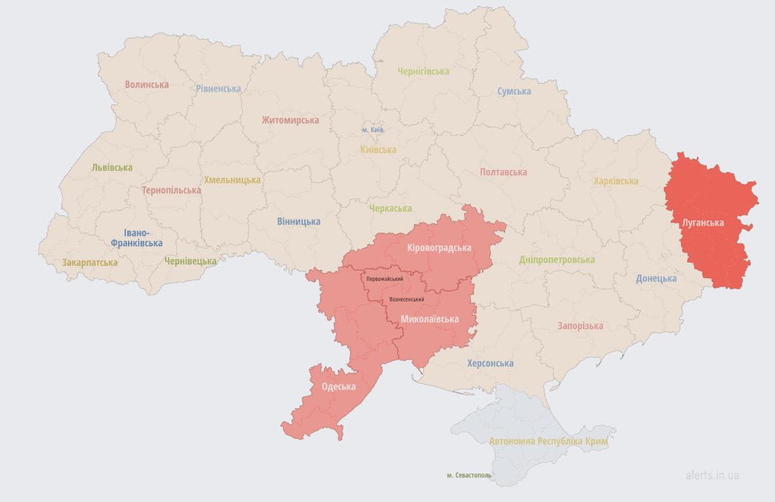 В Николаеве прогремели взрывы во время воздушной тревоги