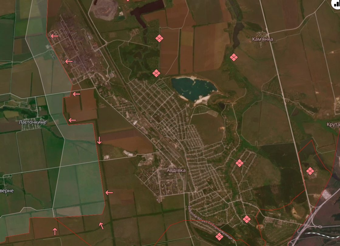 Авдіївка перейшла під контроль окупантів: мапа Deepstate