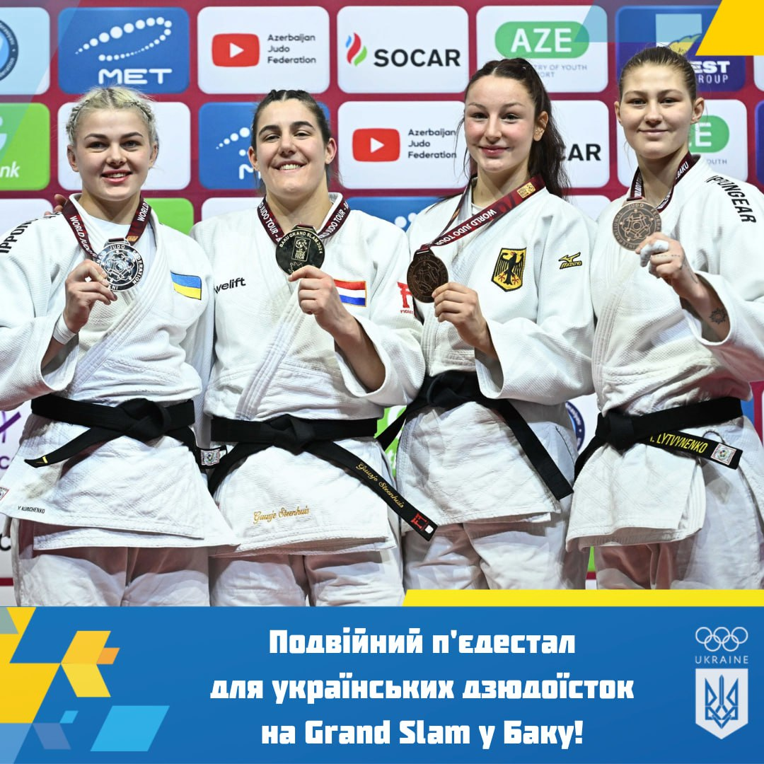 Україна виборола дві медалі на турнірі з дзюдо