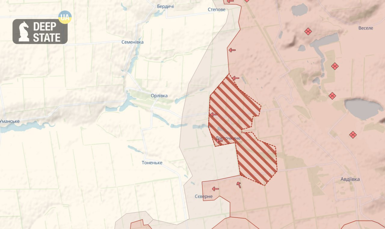 Сили оборони України відійшли на західні околиці Ласточкиного під Авдіївкою