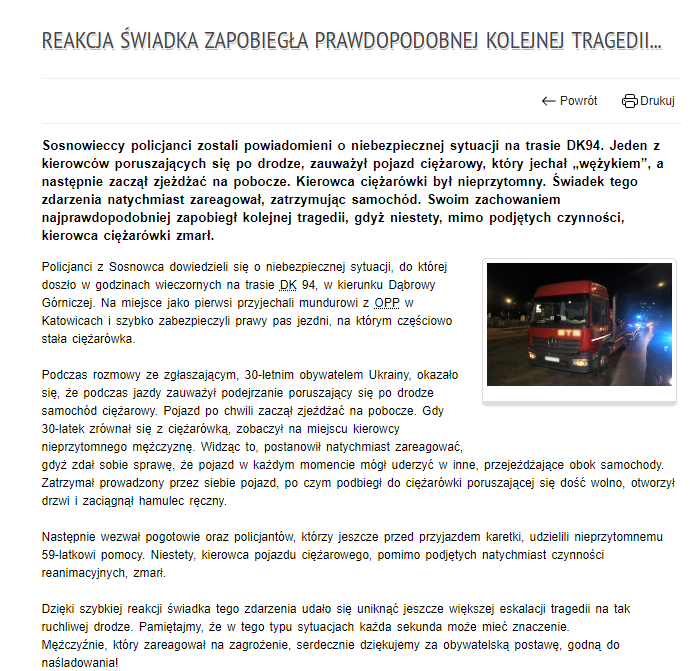 У Польщі українець дивом запобіг трагедії: деталі героїчного вчинку