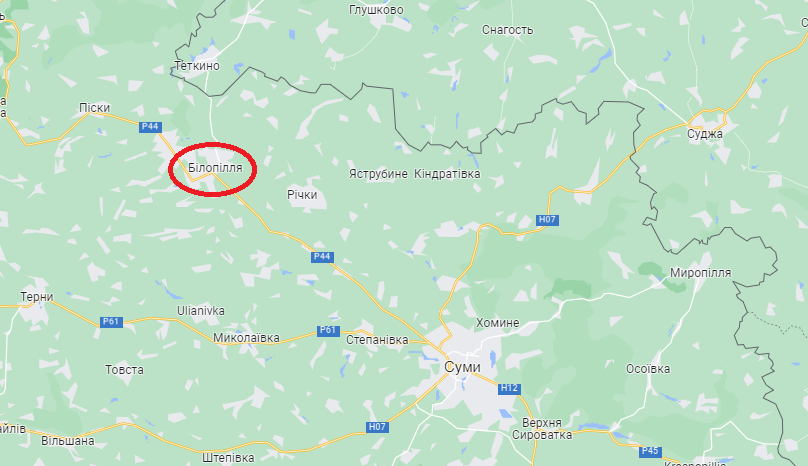 Жителів Сумської області попередили про артилерійський обстріл з боку РФ