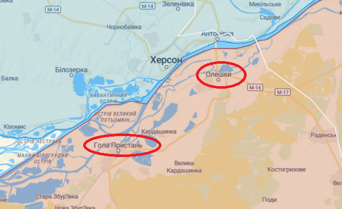 "Думаю, там партизаны": Арестович рассказал о боевых действиях в Олешках и Голой Пристани