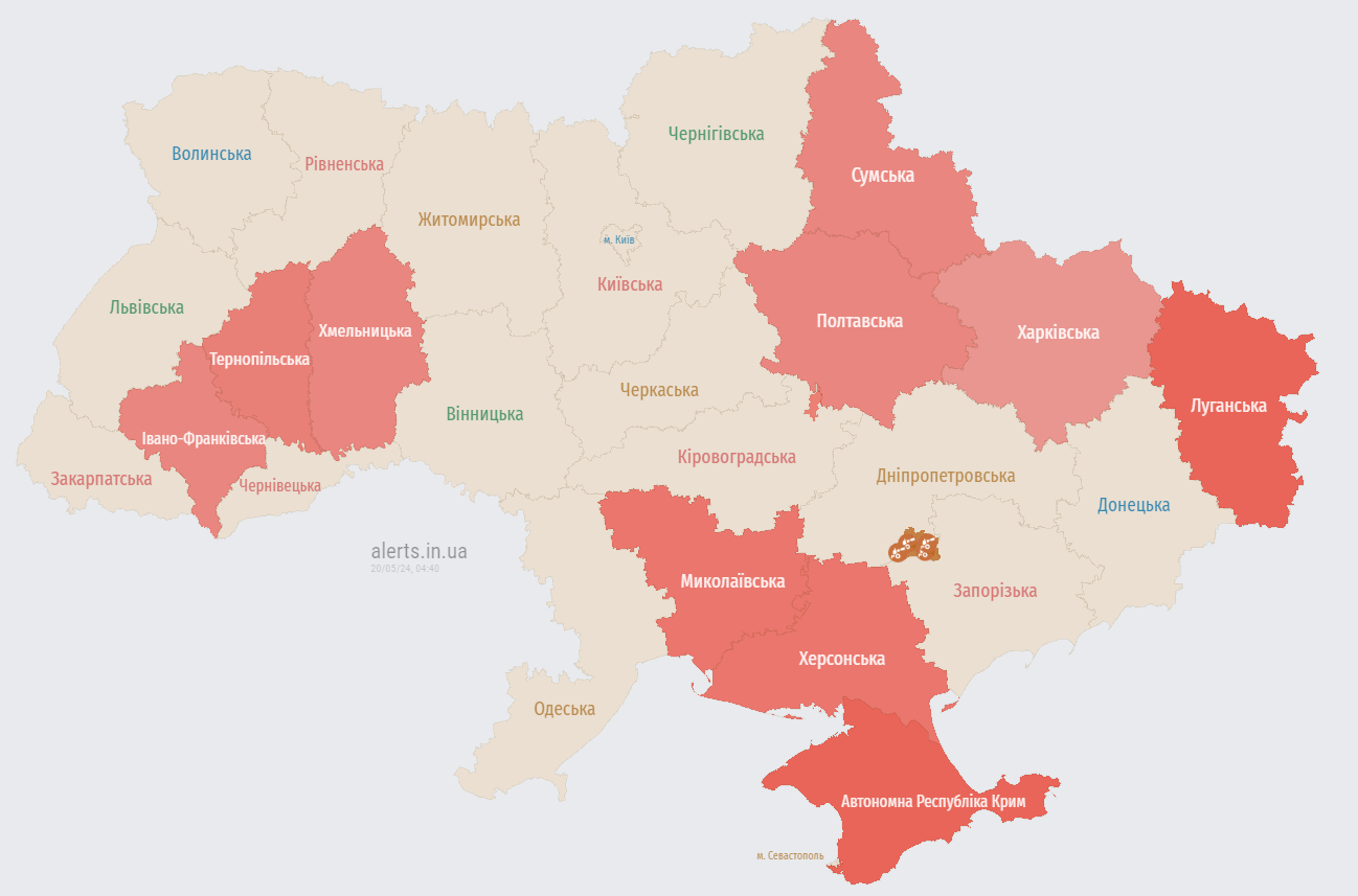 РФ запустила з півдня "Шахеди". Де можлива атака дронів