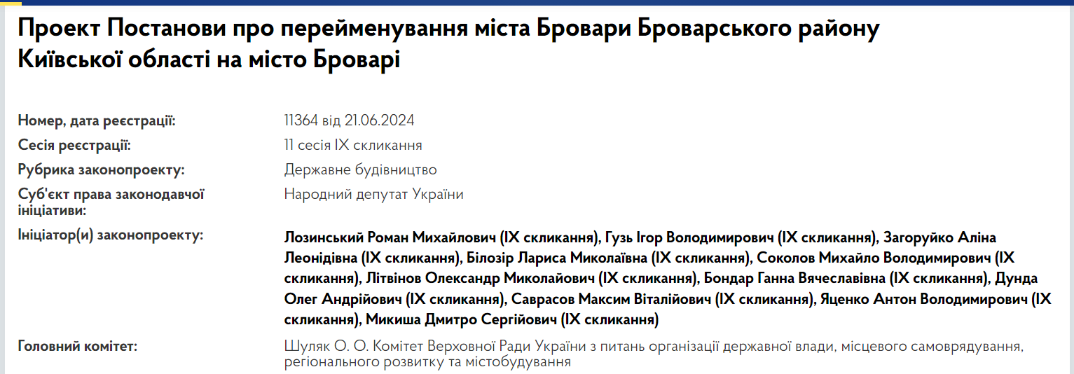 Бровары переименуют? В чем причина и придется ли жителям менять документы